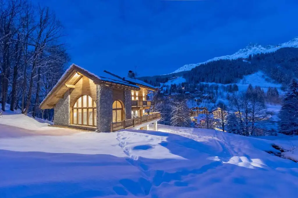 Chalet im Skigebiet Meribel