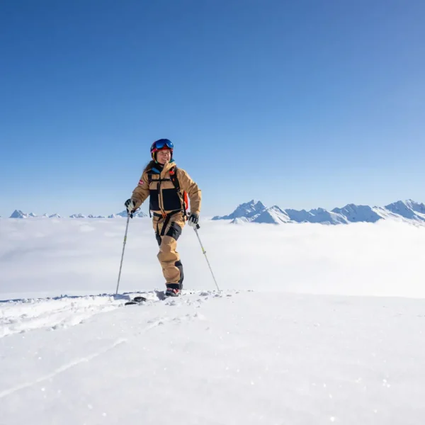 Skiing In Valdisere.
