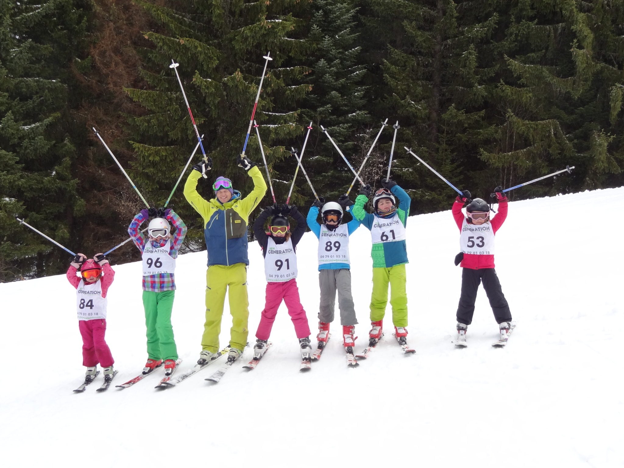 Morzine Kinderskifahren