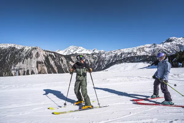wie man parallel Ski fährt