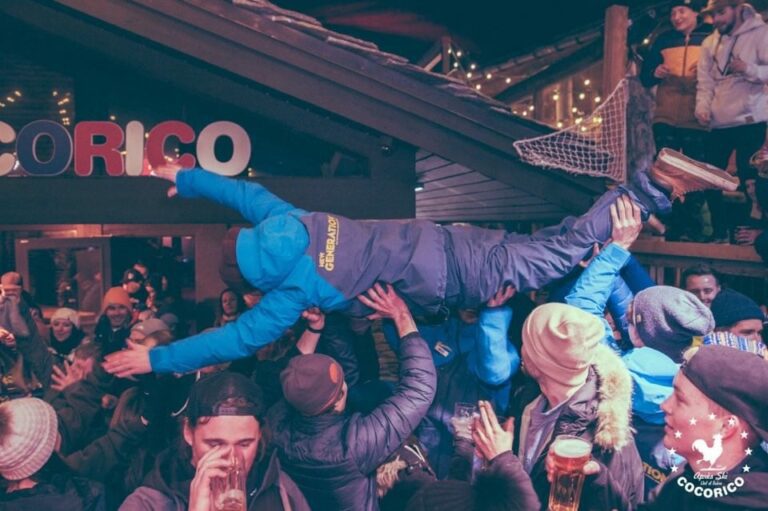 Cocorico Val dIsere Apres Crowd Surf