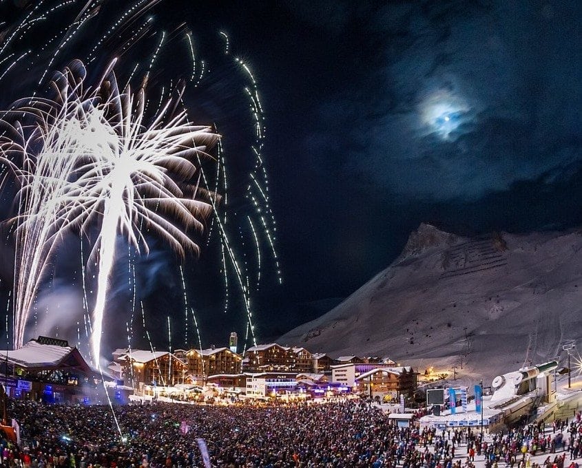 Feuerwerk Val d'Isere