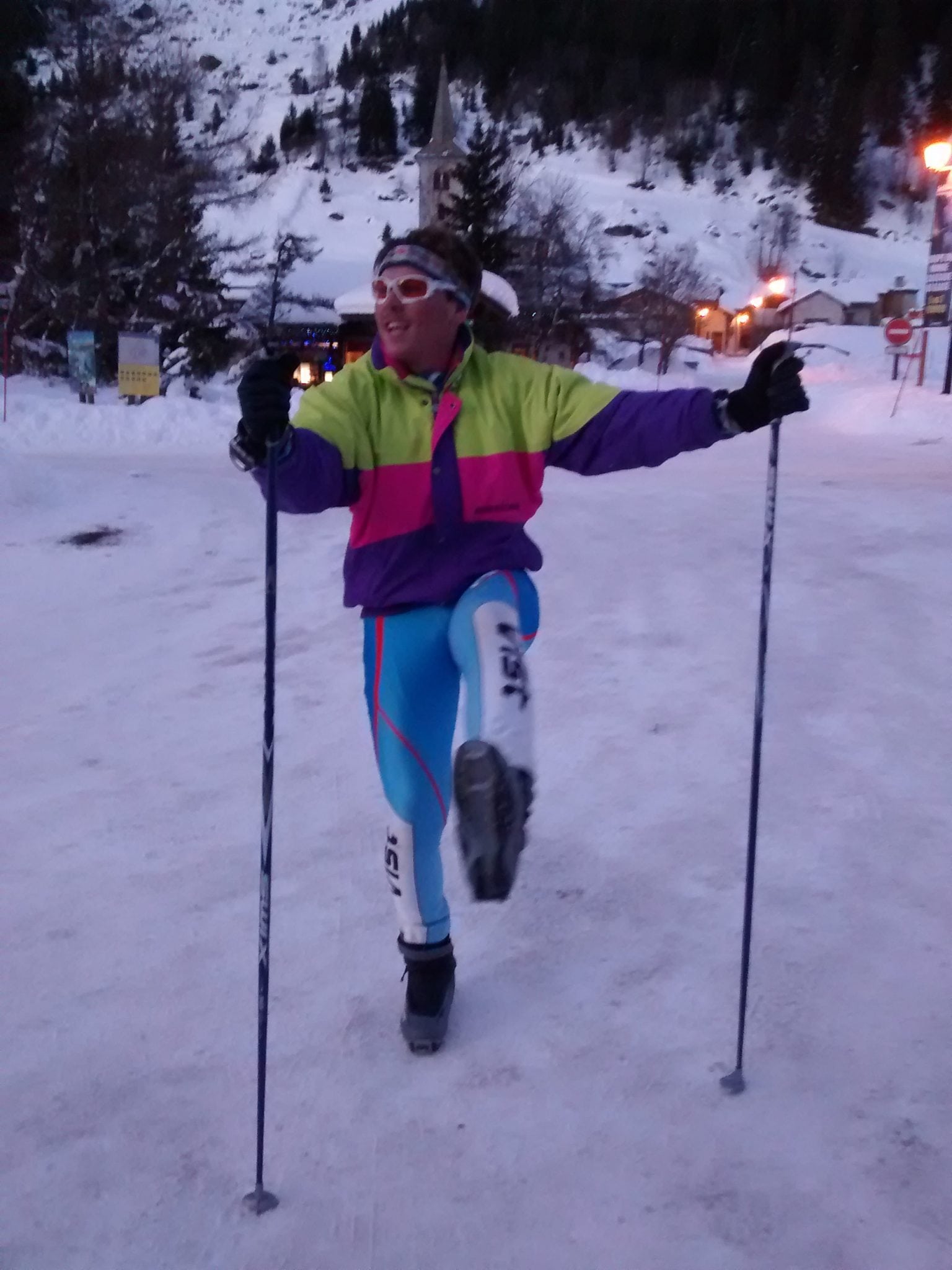 eine Skisaison machen