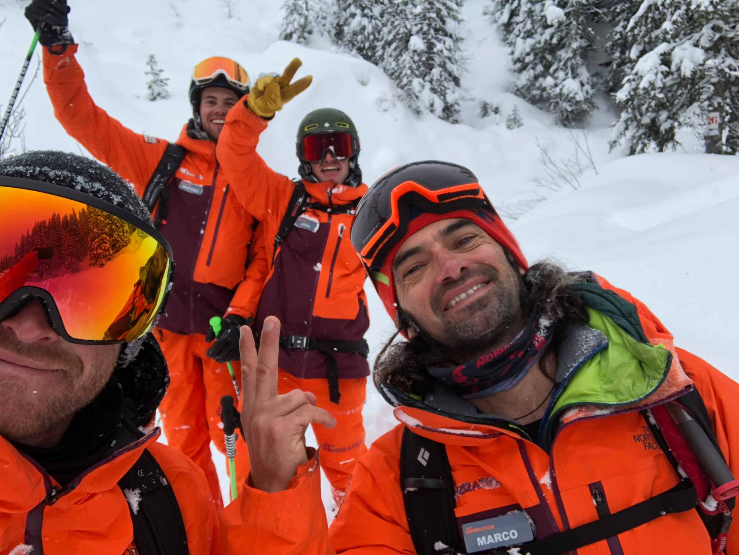 Planung eines Skiurlaubs mit Freunden