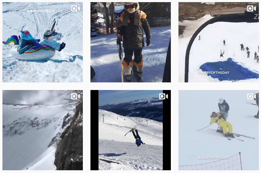Jerry of the Day Instagram Ski-Account