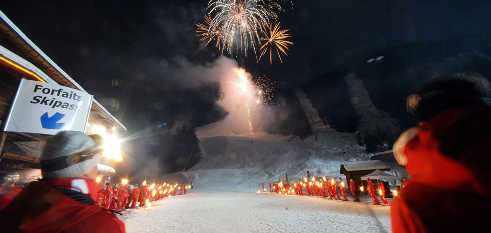 The Meribel Torchlight Descent