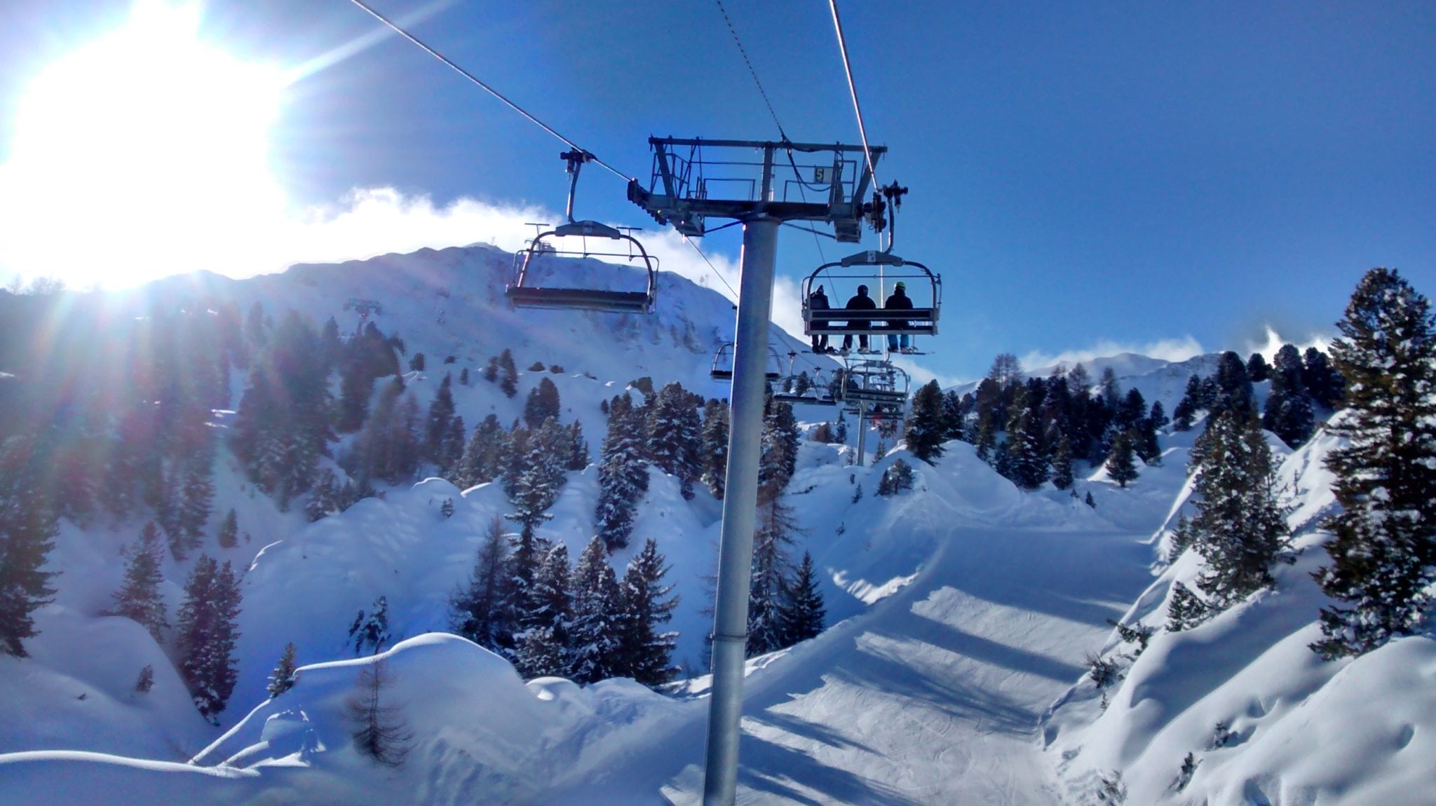 perfektes Pistenfahren in La Plagne