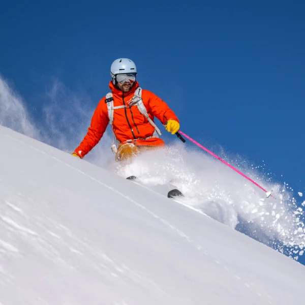 Skiing Off Piste In Val D'isere On Our Intermediate Course