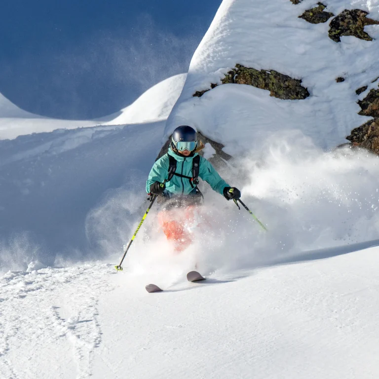 Skiing Off Piste In Val D'isere On Our Intro To Off Piste Course
