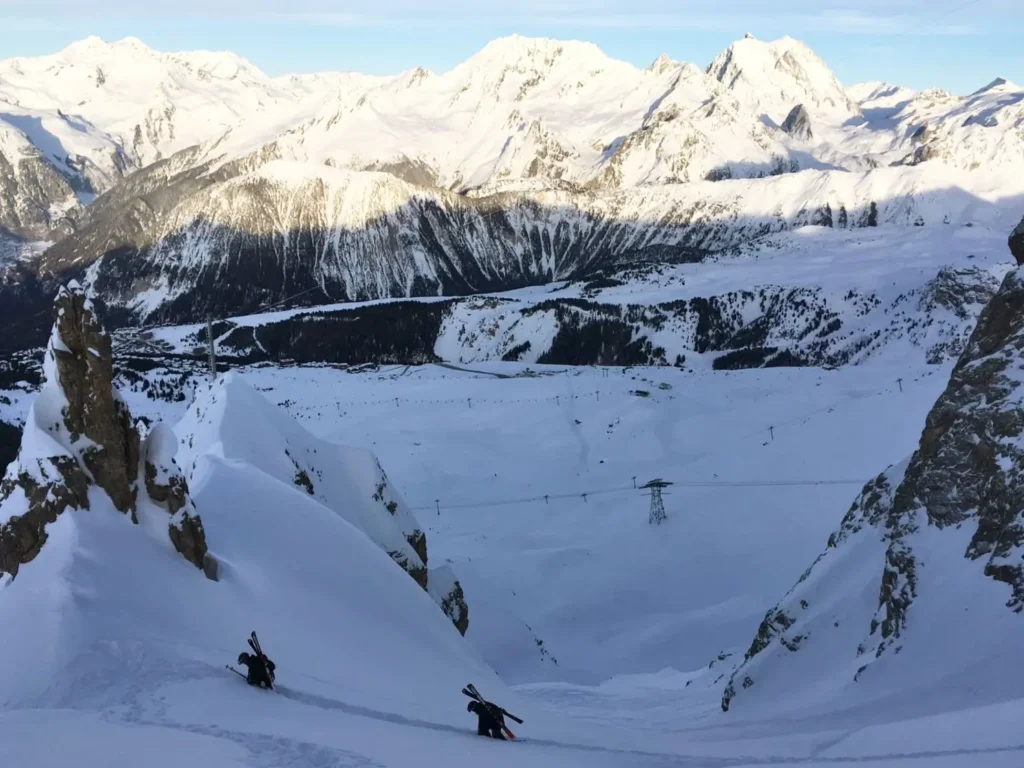 6. Couloir von oben