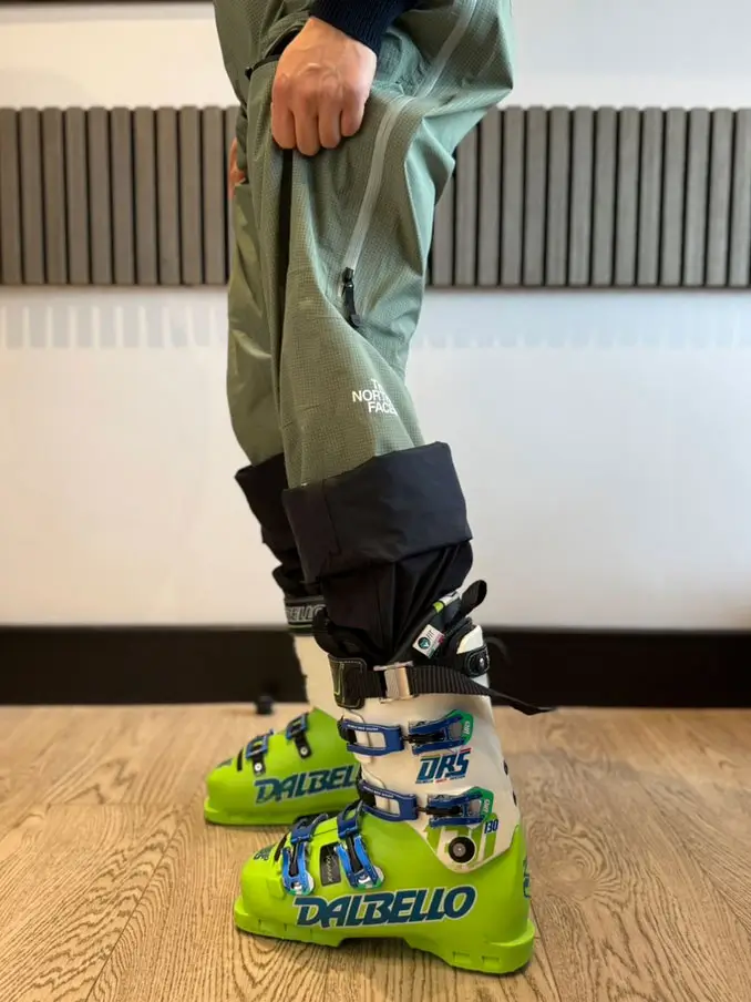 Snow Gaiter Tucked Into Boot