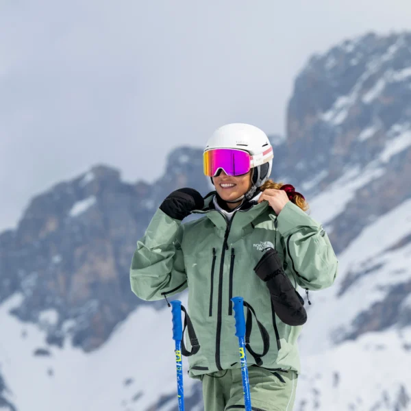 A New Generation Ski Instructor Smiling In The Winter Sun