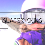 glacier skiing