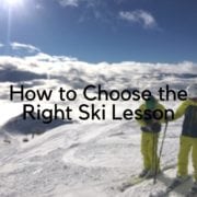 choose the right ski lesson