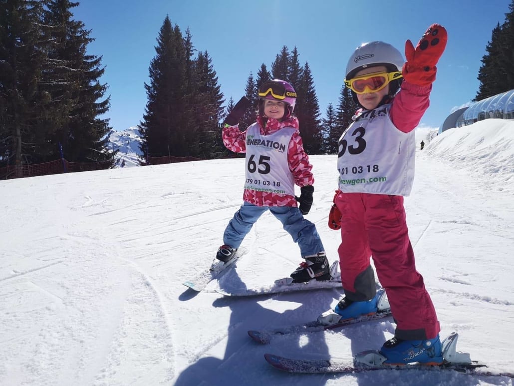 Kids ski lessons