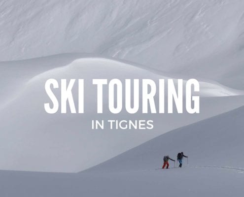 ski touring in tines