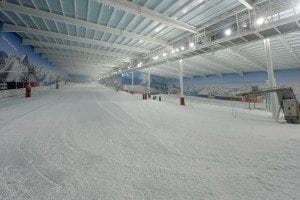 The Snow Centre groomed piste