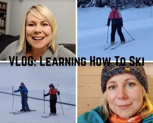 VLOG- Learning how to ski